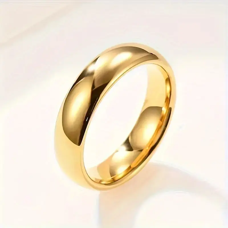 Tungsten Steel Ring - Elegant, Luxury, Non-Fading, Allergy-Free, 1pc, Comfortable Fit for Women, Ideal for Engagement, Wedding, Valentine's Day