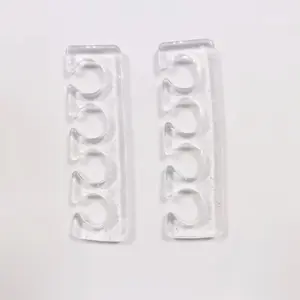 Gel Toe Separators for Pedicure, Reusable Toe Dividers for Nail Polish Spacing, Professional Toe Spacers for Flawless Application, Salon & Home Nail Art Tools