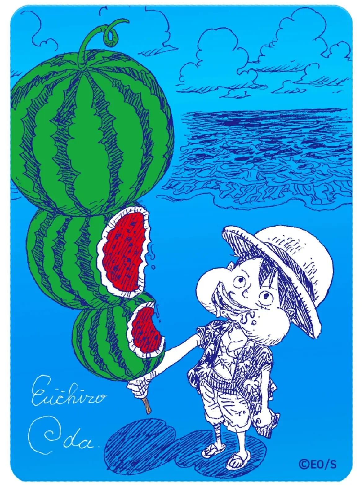 One Piece Natsucomi 2026 "Watermelon" Luffy Promo