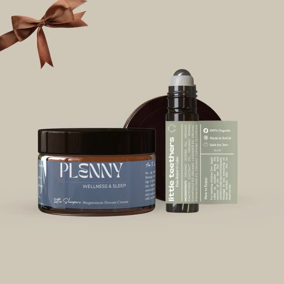 Plenny - Littles Sleep Bundle - Promotes Deep Sleep and teething relief for Babies & Children- All Natural & Organic Ingredients