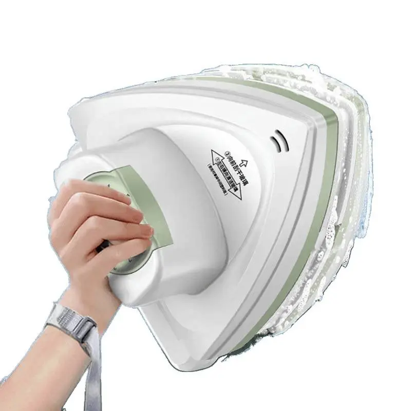 Powerful Ergonomic Handheld Dual-Side Magnetic Window Cleaner - 25 * 25Cm Single Unit with Magnetic Grip, Durable Cloth, Professional Scraper, Streak-Free for Home, Office, High-Rise Building 1/2/3 Glazing Windows, Scrapes Glass, Flexible Cleaning Surface