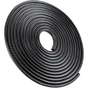 Car Door Edge Guards Strip - Upgraded, Easy Install, Tightly, Fade-Resistant, Universal Fit Most of Cars, Black Automotive Door Protector, Rubber Edge Trim Molding, 16.5Ft