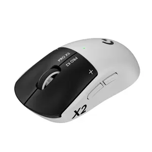 Logitech PRO X2 SUPERSTRIKE LIGHTSPEED Wireless Gaming Mouse, Ultra-Fast Performance, Ultra Lightweight (61 g), Customizable Click Haptics, USB-C charging, for PC/Mac/Laptop