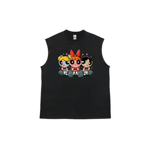 Men's vintage washed pure cotton vest