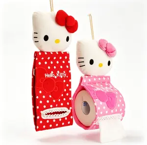 Sanrio Hello Kitty Creative Tissue Holder - Home, Bathroom Supplies Dispenser & Decorative Accessory
