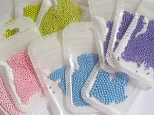 Macaroon Color Metallic Caviar Beads