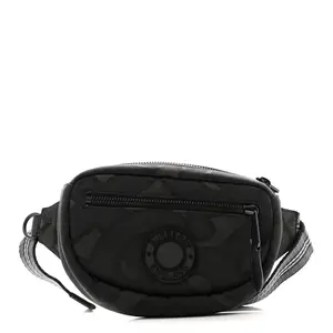 Pre-owned BURBERRY Nylon Belt Bags Econyl Small Bum Bag Black