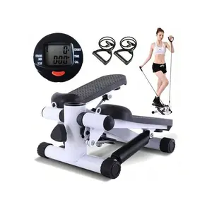 outstanding quality  Fiess Step Air Stair Climber Stepper Exercise hine New Equipment With Resistance Bands And LCD Monitor Without Battery Strength training