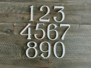 3D Wedding Table Numbers
