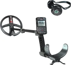XP Deus II Full Metal Detector with 9" FMF Search Coil + Remote Control and WS6 Headphones