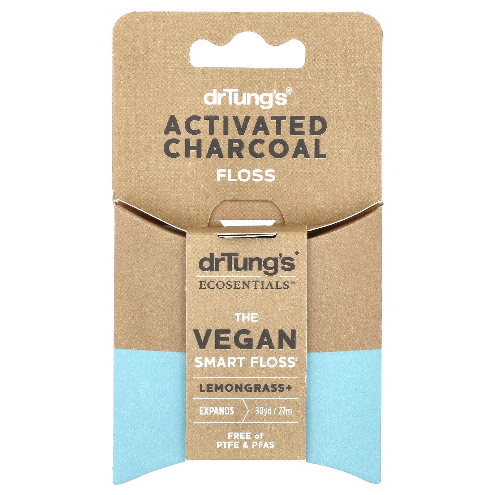 Dr. Tung's Ecosentials™, The Vegan Smart Floss®, Lemongrass, 30 yd (27 m)