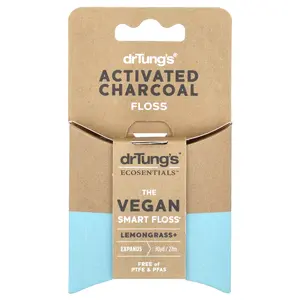 Dr. Tung's Ecosentials™, The Vegan Smart Floss®, Lemongrass, 30 yd (27 m)