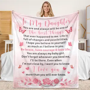 Teens Daughter 16th Birthday Gifts for Teens Daughter Valentines Wedding Graduation Gifts for Kids Girls Women Her 18th 21st Birthday Pressents 50"X60" Throw Blanket Easter Basket Stuffers for Girls