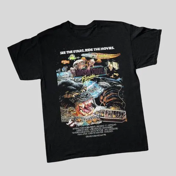 Universal Studios Florida Vintage Tee 80S Theme Park Tee Retro Graphic Tee