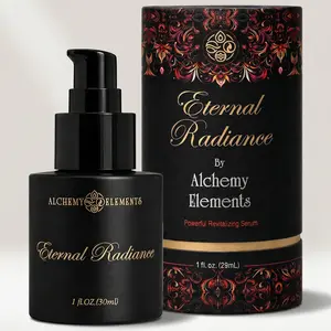 Alchemy Elements Eternal Radiance Serum - High Boswellic Acid Frankincense Sacra Resin Extract - Organic Ingredients - 10mL - Gentle Nourishing Daily Moisturizer