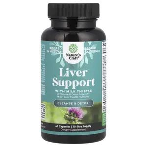 Nature's Craft Liver Support with Milk Thistle, 60 Capsules
