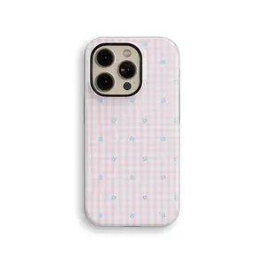May Flowers Tough iPhone Case with Wireless Charging and Polycarbonate Shell