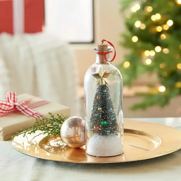 2026 new Christmas 8 inch Recordable Christmas Tree Message Bottle, Christmas Gift, Halloween Gift