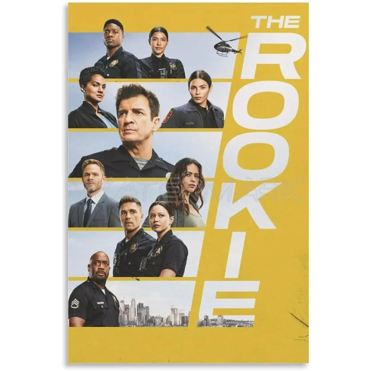 TV Series The Rookie Season 6 Poster Canvas Painting Wall Art Poster for Bedroom Living Room Decor