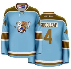 Sudbury Blueberry Bulldogs Home Hockey Jersey - GOODY