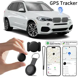Vehicle GPS Tracker, iOS & Android Dual System Bluetooth-compatible Finder, Mini Hidden Car Tracker Compatible with Apple Find My & Google Find Hub, Wireless Positioning Tracker