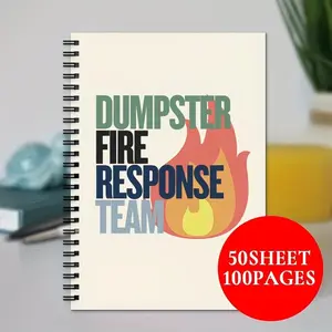 A5 Planner Notebook - Clever Office Joke Gift for Colleagues, Daily Office Supplies, 50 Sheets (100 Pages), Perfect for Coworkers