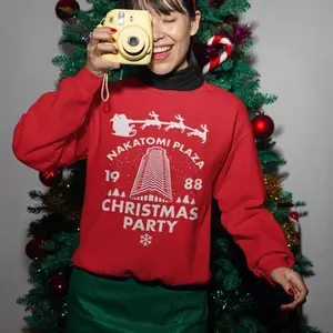 [Sale off up to 50%] Nakatomi Plaza Christmas Party 1988 Sweatshirt, Funny Xmas Holiday Sweat, Retro 80s Die Movie Fan Gift, Festive Holiday Jumper,Christmas Tee
