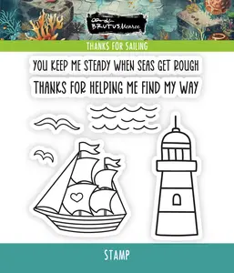 Thanks For Sailing | 4x4 Stamp
