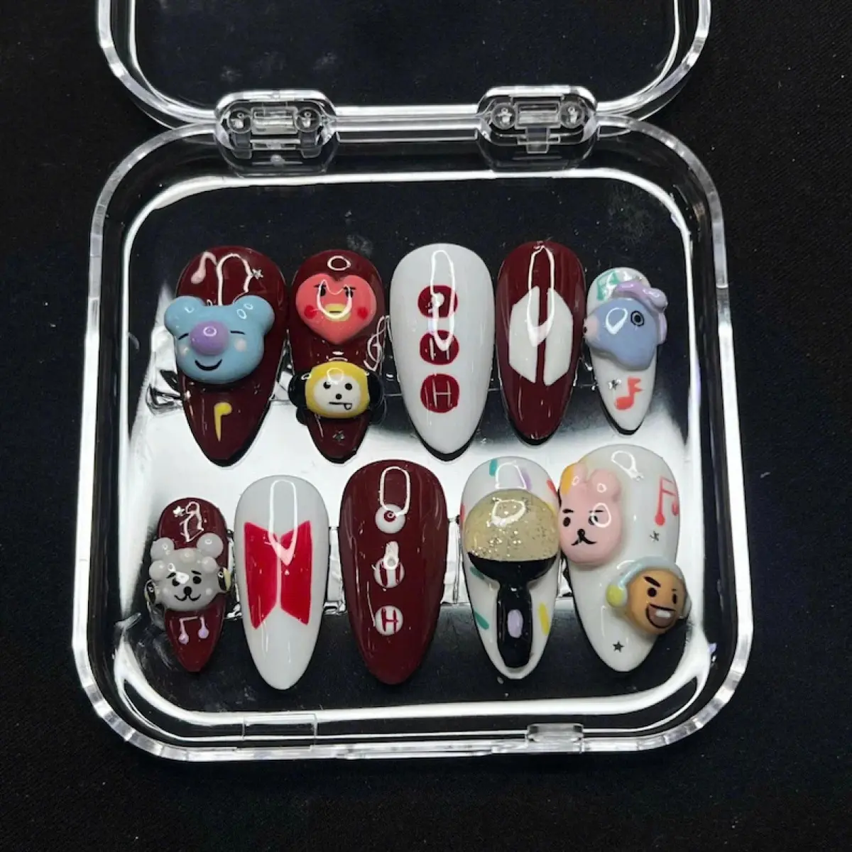 Arirang Rhapsody BTS Inspired Press-On Nails Arirang Rhapsody BTS Inspired Press-On Nails