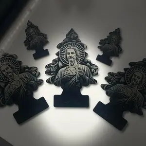 (1)San Judas x Car Ornament - Perfect for Any Car Enthusiast