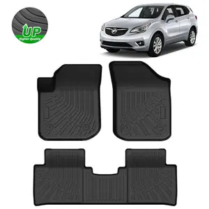 All Weather Heavy Duty Floor Mats for Buick Envision 2016-2020 Custom Fit 2 Row Liner Set Waterproof Non-Slip Car Accessories