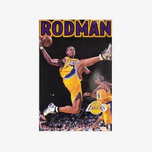 DENNIS RODMAN LAKERS VINTAGE POSTER