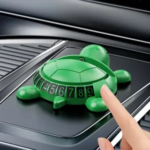 Car-mounted silicone phone holder, car interior navigation phone holder, dashboard and center console support with anti-slip function, with parking number plate