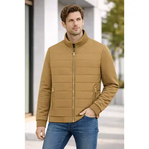 Men’s Puffer Front Bomber Jacket