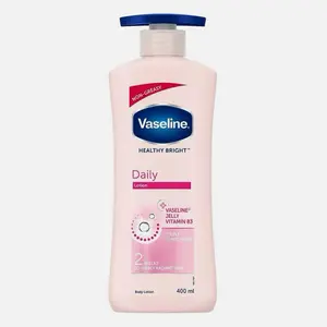 Vaseline Daily Brightening Body Lotion with Vitamin B3, 600mL Body Care Moisturizer for Hydrating, Soothing Skin Repair