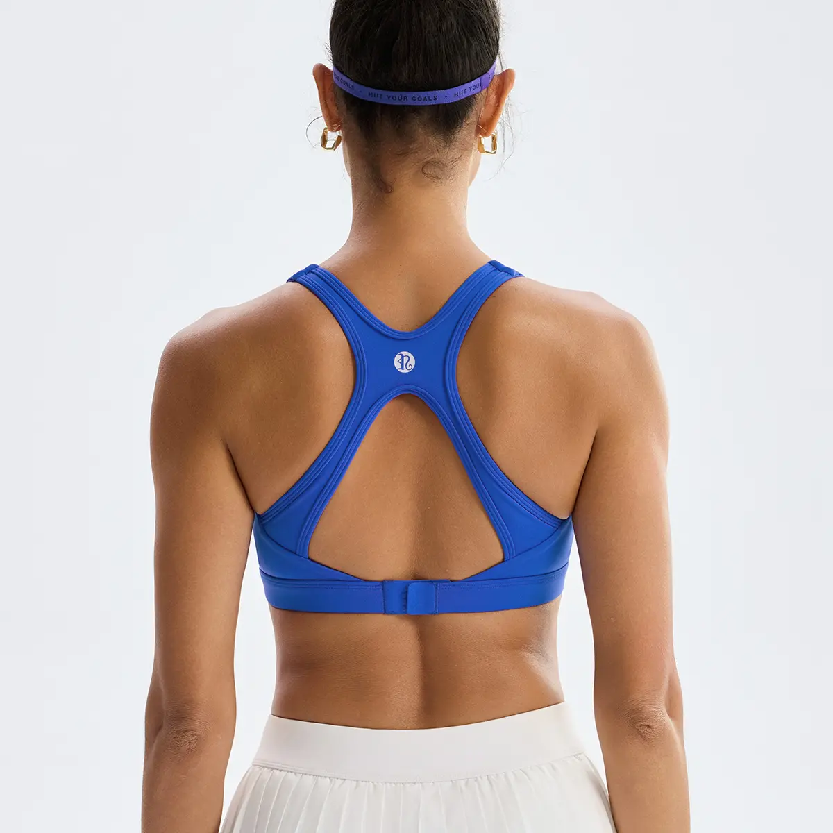 RUNNING GIRL Women's High-Impact Molded Cup Sports Bra - Racerback, High Support, Elastic Fabric, Fitted Athletic for Female Workouts #sohochic