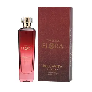 Bella Vita Luxury TIMELESS FLORA Women's Fragrance | EDP Perfume for Women | Floral Top Note | 100 ml pack | 3.4 Fl. Oz. | Floral and Bouquet notes | Gift for Women | Eau de Parfum