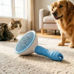 Massage Comb Cat Grooming Brush, Pet Flea Removal Tool, Dog Fur Cleaning Comb, Essential Pet Care Accessories, Animal Hair Remover