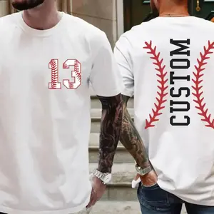 Custom Baseball Number and Name Tshirt,Comfort Colors Baseball Custom Shirt,Baseball Mom Tee,Personalized Baseball,Custom Baseball, Mother Day's Gift