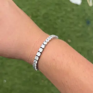 Diamond Tennis Bracelet in White Gold- 5mm