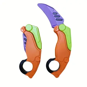 3D Printed Butterfly Claw Gravity Knife - Relaxation Toy, suitable for role-playing and outdoor games, ideal gift for Christmas and birthdays, non-edible!