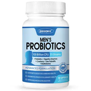 Zebora Probiotics for Men - 90 Tablets Fitness, Healthcare Supplement