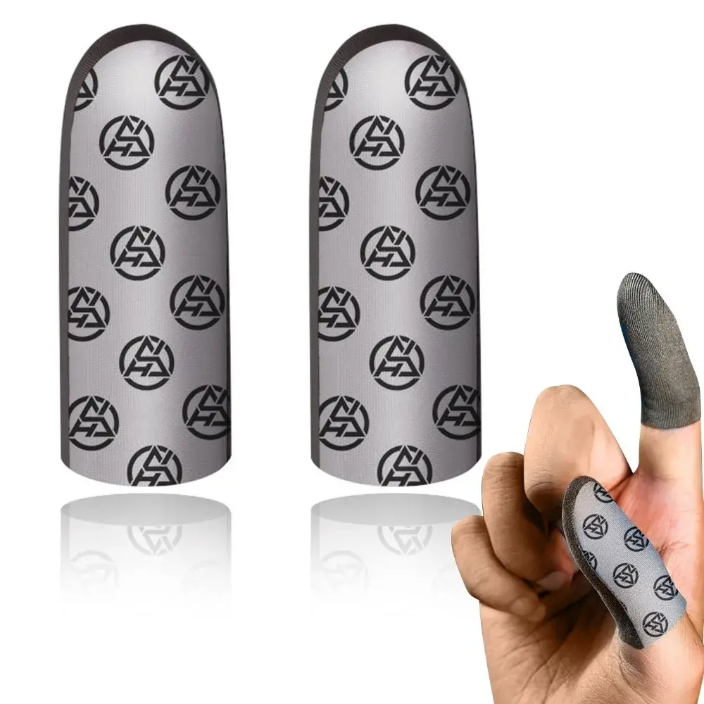 Finger Sleeve 24-Pin Sensitive 0.3mm Touch Screen Thumb Gloves Anti Slip Gaming Thumb Gloves Breathable for PUBG Mobile Game Peripherals Gaming Accessories Gaming Finger Sleeves Gaming Stuff