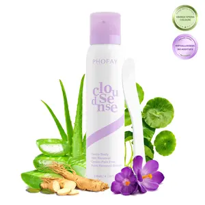 PHOFAY Bikini Pain-Free Hair removal spray  for Sensitive Skin，Hypoallergenic Formula -Gentle & Fast-Acting Hair removal spray，Ginseng、Aloe & Hyaluronic Acid for Soothing Care,Suitable for Men & Women