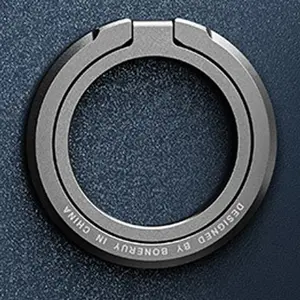 Magnetic Phone Ring Holder Stand, Detachable Phone Grip Stand, Universal Fit for All Models, Mobile Phone Accessory