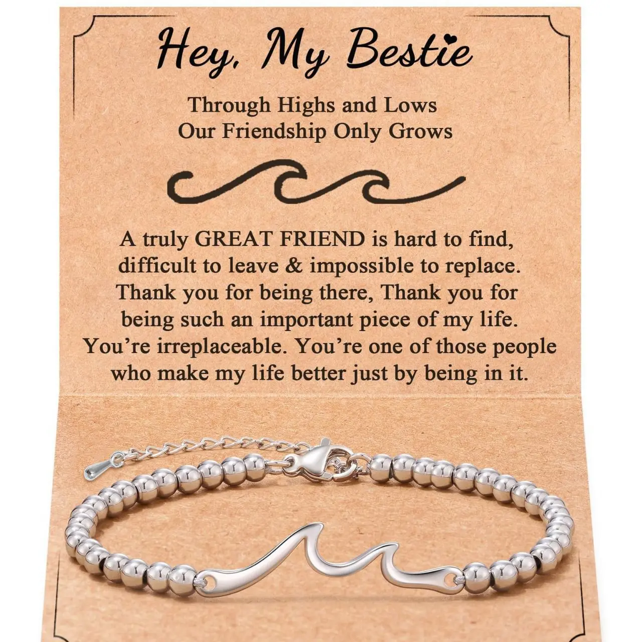 Sister Gifts Bracelet The Waves of Life We've Through Together, Big Sister Little Sister Gift, Sister Birthday Gifts Christmas Gifts Sister Gifts Bracelet The Waves of Life We've Through Together, Big Sister Little Sister Gift, Sister Birthday Gifts Christmas Gifts