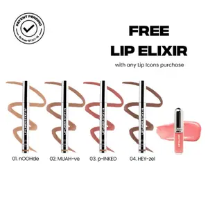 sacheu Lip Icons Trio & Quad - Iconic Lip Liner STAY-N with Hyaluronic Acid & Vitamin E