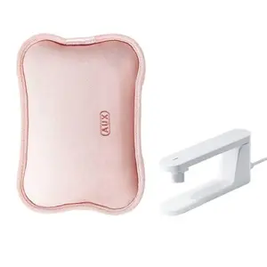 Rechargeable hot water bottle, electric heating pad for menstrual pain relief, explosion-proof and quick heating