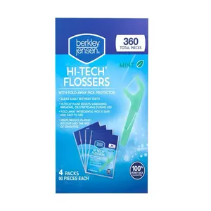 Mint Hi-Tech Flossers, 4 pk./90 ct.