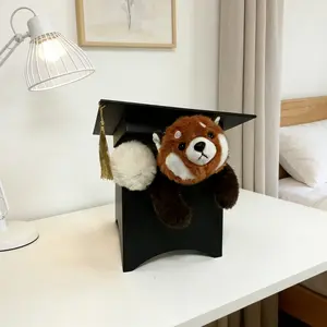 1count Bachelor Hat Gift Box, Paper Fringe Phd Cap Souvenir Box, Graduation Party Gift Packaging Box